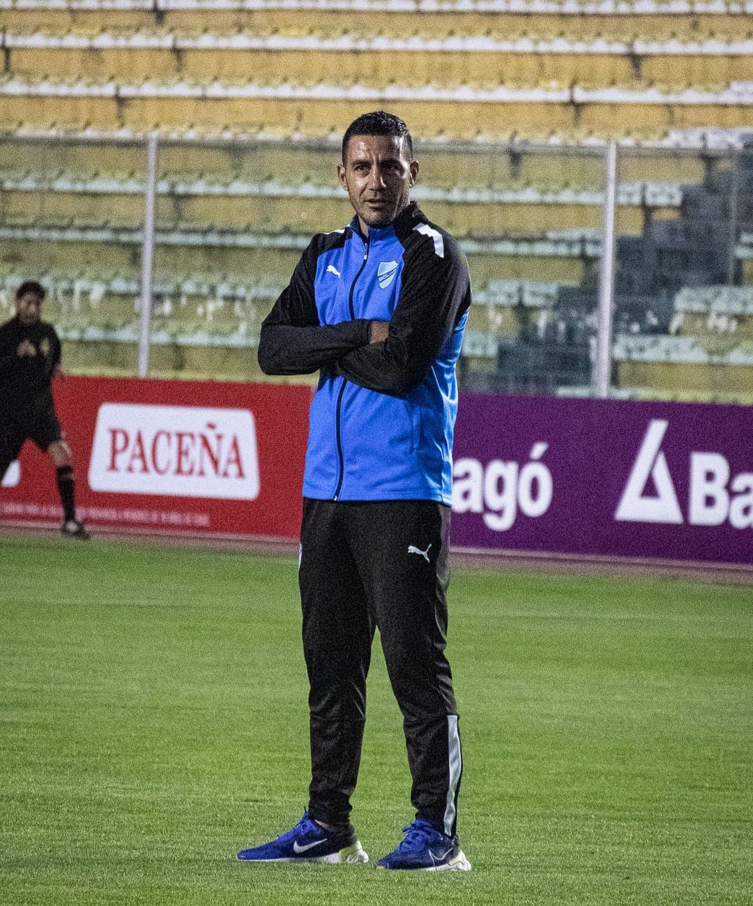 Juan Leandro 'Chicho' Vogliotti en el campo de juego